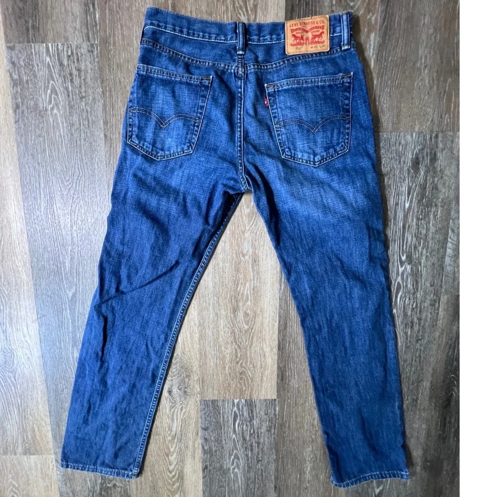 Levis 514 Straight Fit Jeans Mens 30x30 Blue Medium Wash Denim Pants